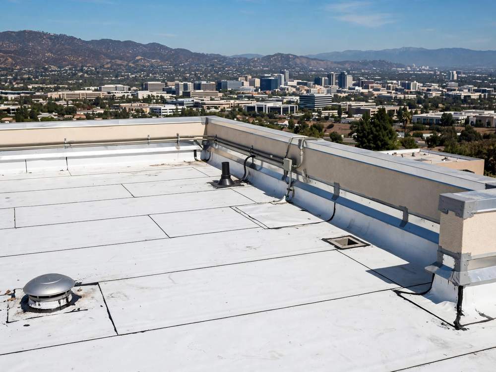 BFiber Roofing Repair & Install — Downspout Installation in Van Nuys, California